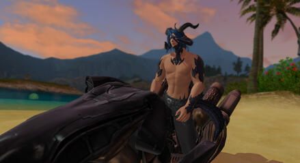 Ariq was asked to model once...