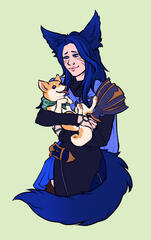 K'naali sharing a rare moment of warmth with Kiff